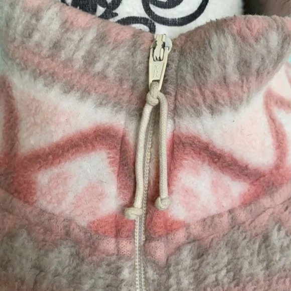 Victoria’s Secret Vintage 90’s Country Knit Partial Zip Pattern Sweater Top M - Picture 6 of 10